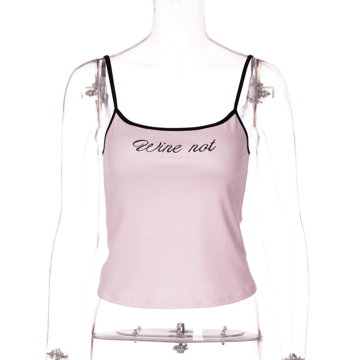 Women Clothing Sexy Tube Top off Neck Printed Sling Slim Fit Tank Top