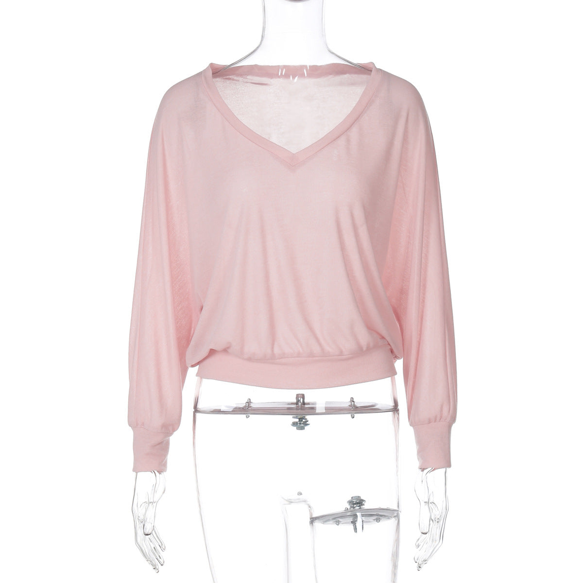 Women Clothing Summer Niche Design See through Anti Blouse Waist Controlled Long Sleeves Top Women