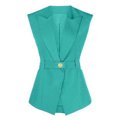 Summer Sleeveless Slim Fit Office Women Business Vest Women
