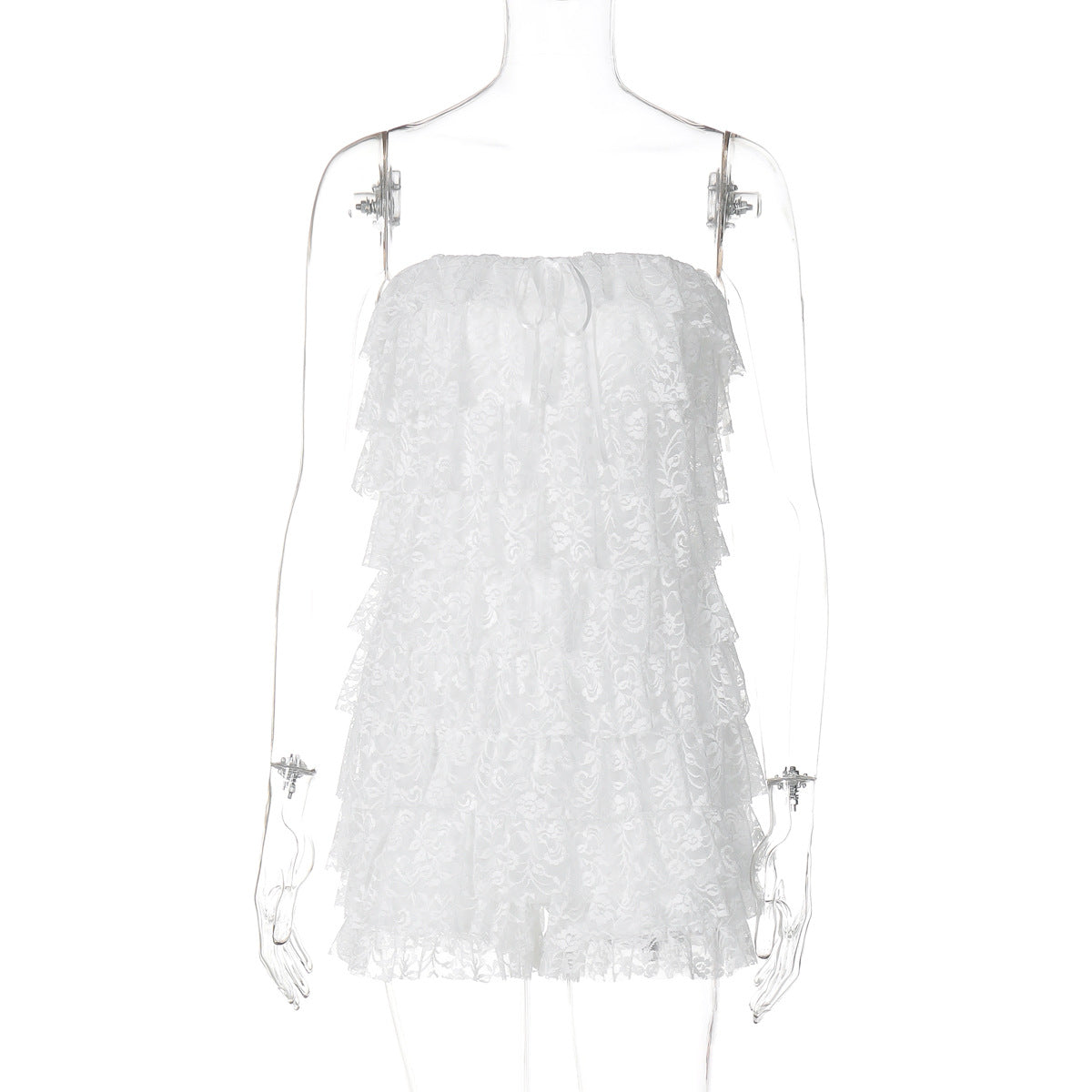 Women Clothing Summer Sexy Slim Tube Top Woolen Jumpsuit Women