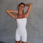 Women Jumpsuit Party Simple Sexy Solid Color Tight Strap Jumpsuit