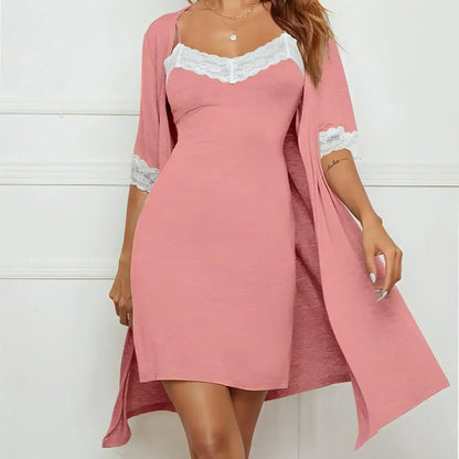 Pajama Suit Lace Women