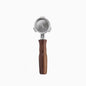 Stainless Steel Bottomless Portafilter with Walnut Handle