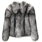 Women Fur Coat Short Faux Fur Whole Fur Coat Autumn Winter Casual Women Jacket