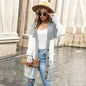 Women’s Cardigan Sweater Coat - Button Front Long Knit - Winter Chic