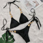 Sexy Bikini Suit Luxury Crystal Diamond Bandage Women Swimsuit Beach Vacation Swimsuit