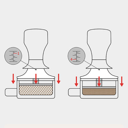 Adjustable Constant Force Coffee Tamper for Espresso