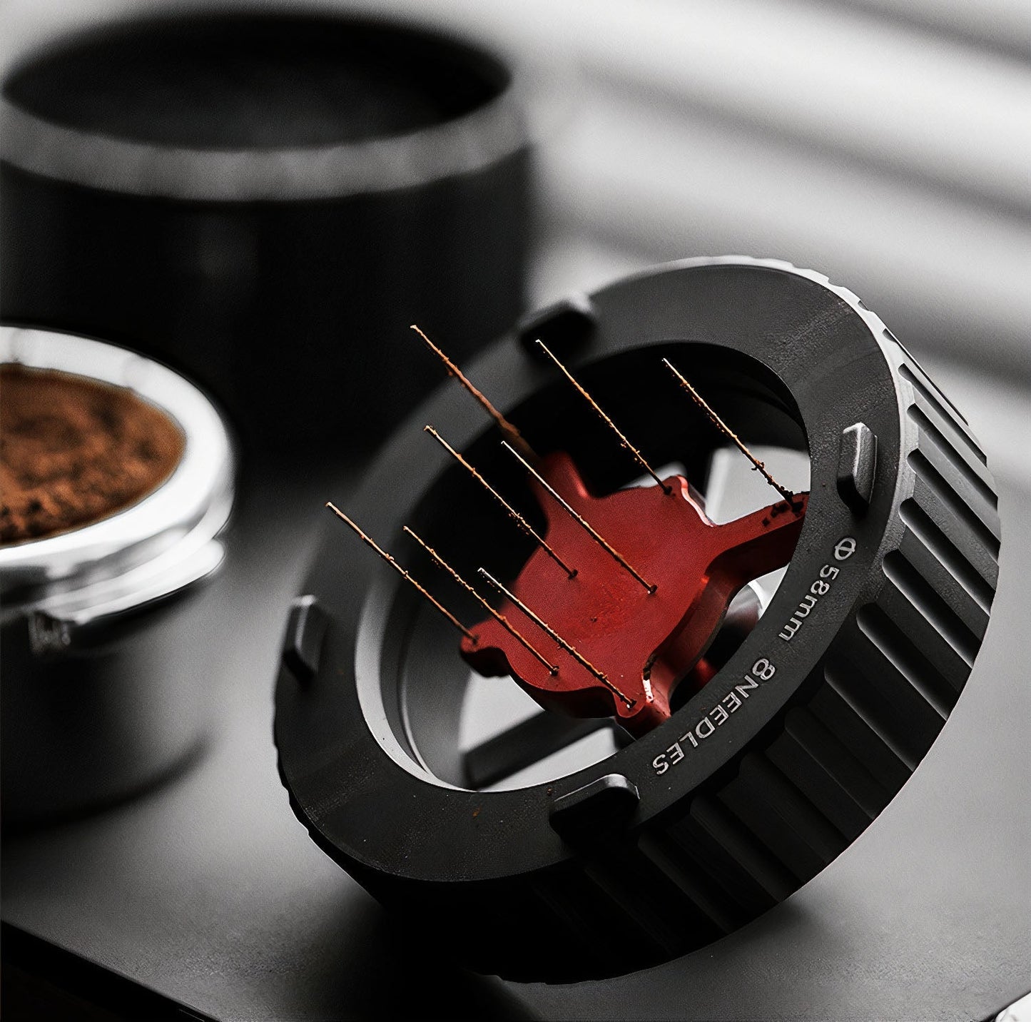 Pi-Shaped  WDT Espresso Tool