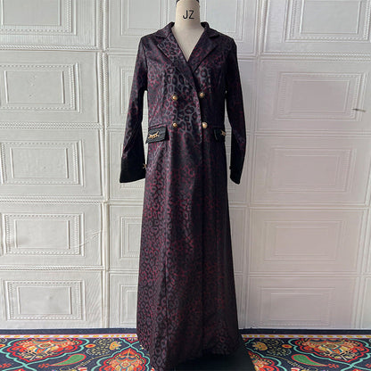 Autumn Winter British Trench Coat Women Mid Length Socialite Trench Coat