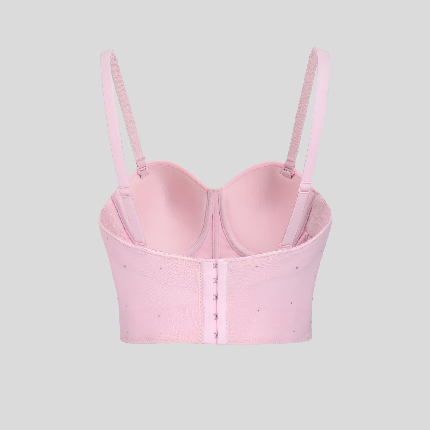 Women Wear Tube Top Rhinestone Chain Handmade Small Vest Sling Basic Design