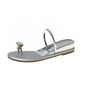 Rhinestone Beach Flip Flops - Glam Sandals | Femstylo