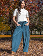 Autumn Winter Corduroy Casual Slimming Harem Pants Wide Leg Pants Women Clothing