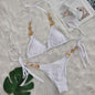 Sexy Bikini Suit Luxury Crystal Diamond Bandage Women Swimsuit Beach Vacation Swimsuit