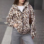 Printing Double Sided Plush Zipper Hooded Cardigan Casual Autumn Winter Women Plush Coat
