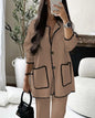 Women Stitching Bag Set Autumn Winter