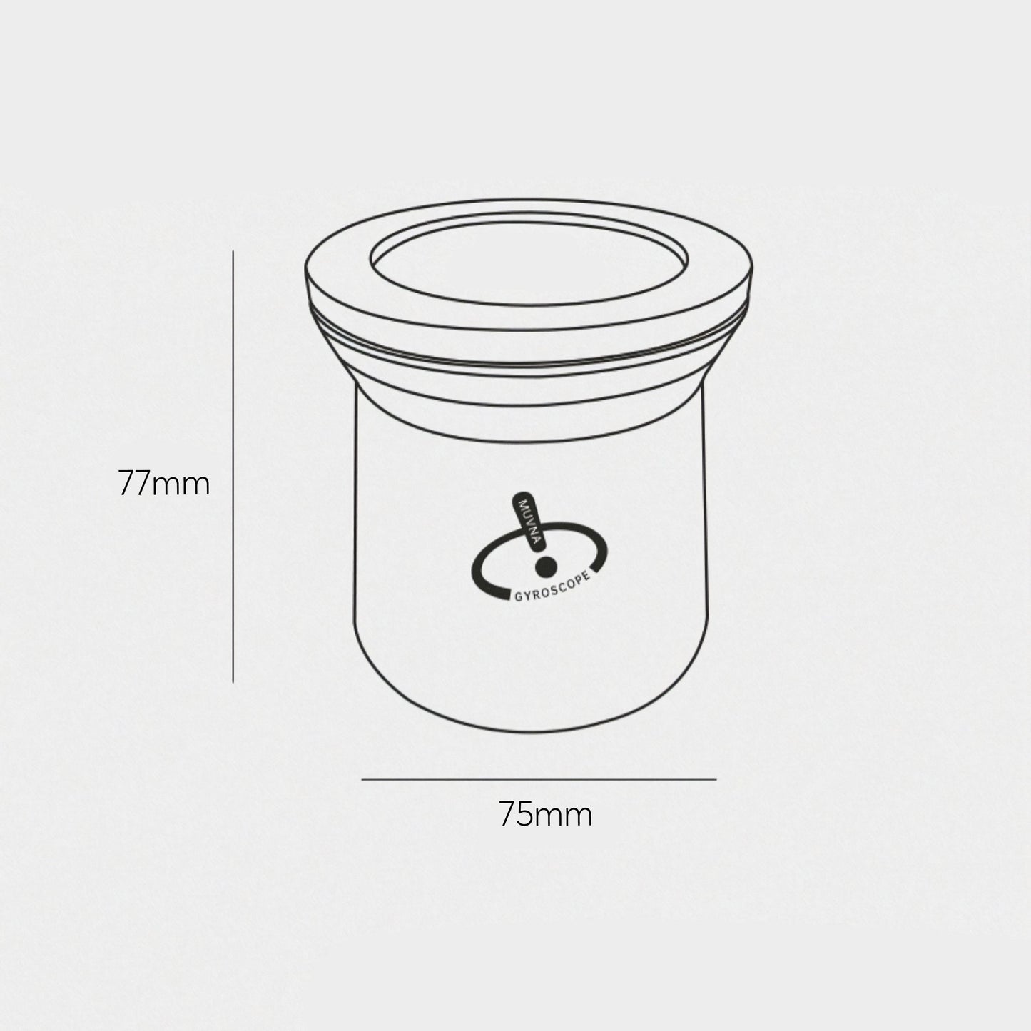 Stainless Steel Magnetic Dosing Cup 58MM
