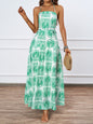 Women Floral Halter Beach Hawaii Holiday Dress