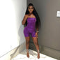 Sexy Tube Top Sequined Jumpsuit Women Jumpsuit
