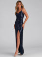 Sequin Sling Dress Summer Host Cocktail Sexy Prom Evening Dress