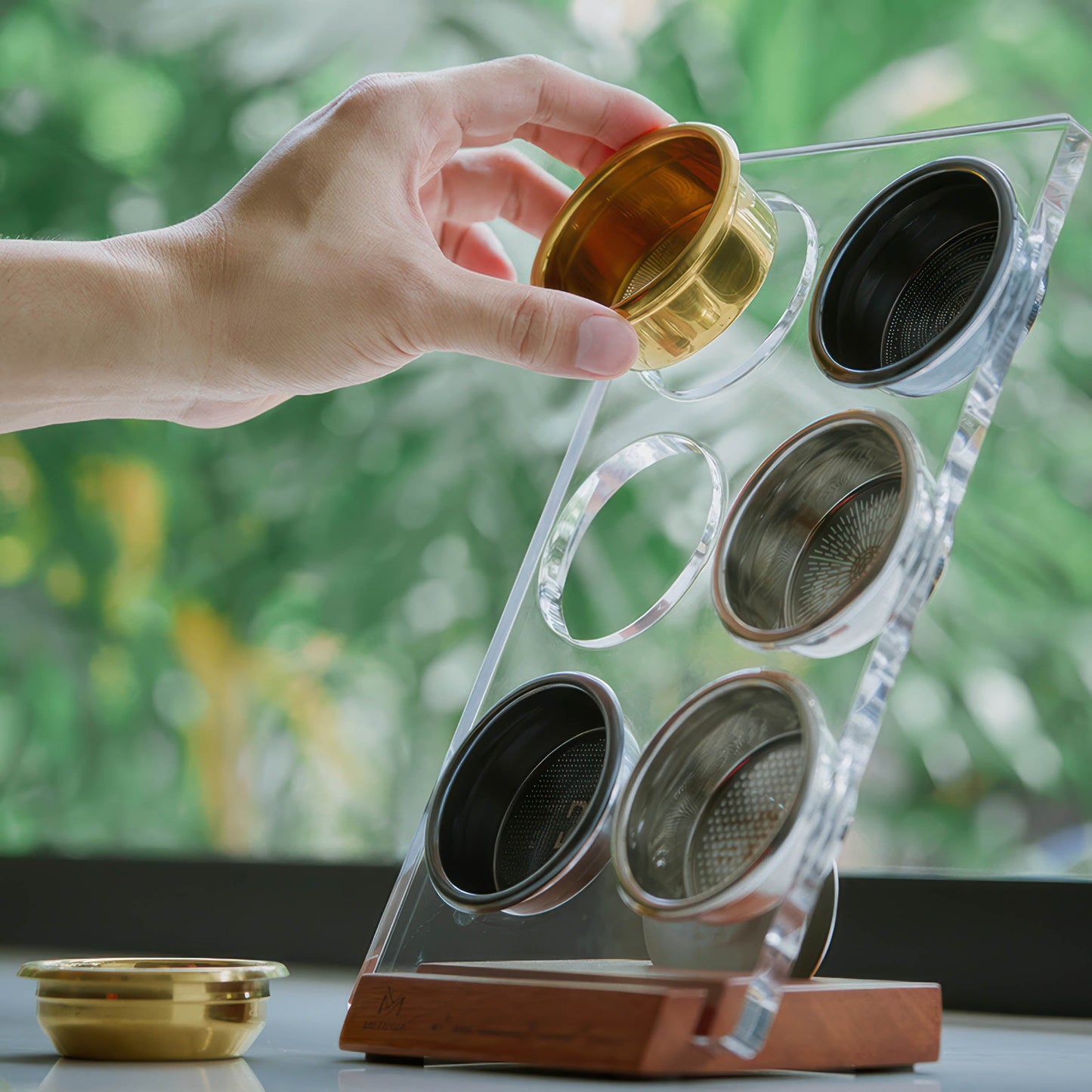 Coffee Filter Basket Storage Display