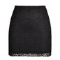 Women Clothing Lace Skirt Spring Summer High Waist One Step Skirt Sexy Slim Hip Long Skirt