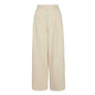 Simple Graceful Straight Long Work Pant Summer Loose Drooping High Waist Fashionable Solid Color Casual Pants Women