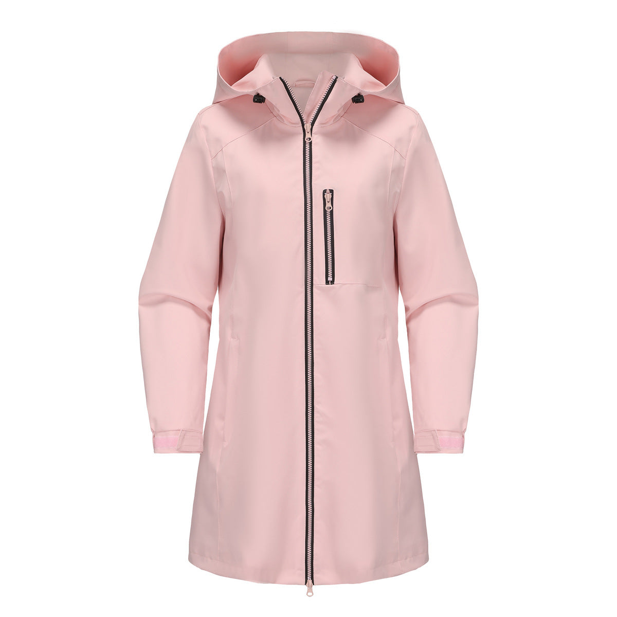 Outdoor Sports Waterproof Windbreaker Women Hooded Long Sleeve Spring Autumn Coat Loose Casual Windproof Women Clothing