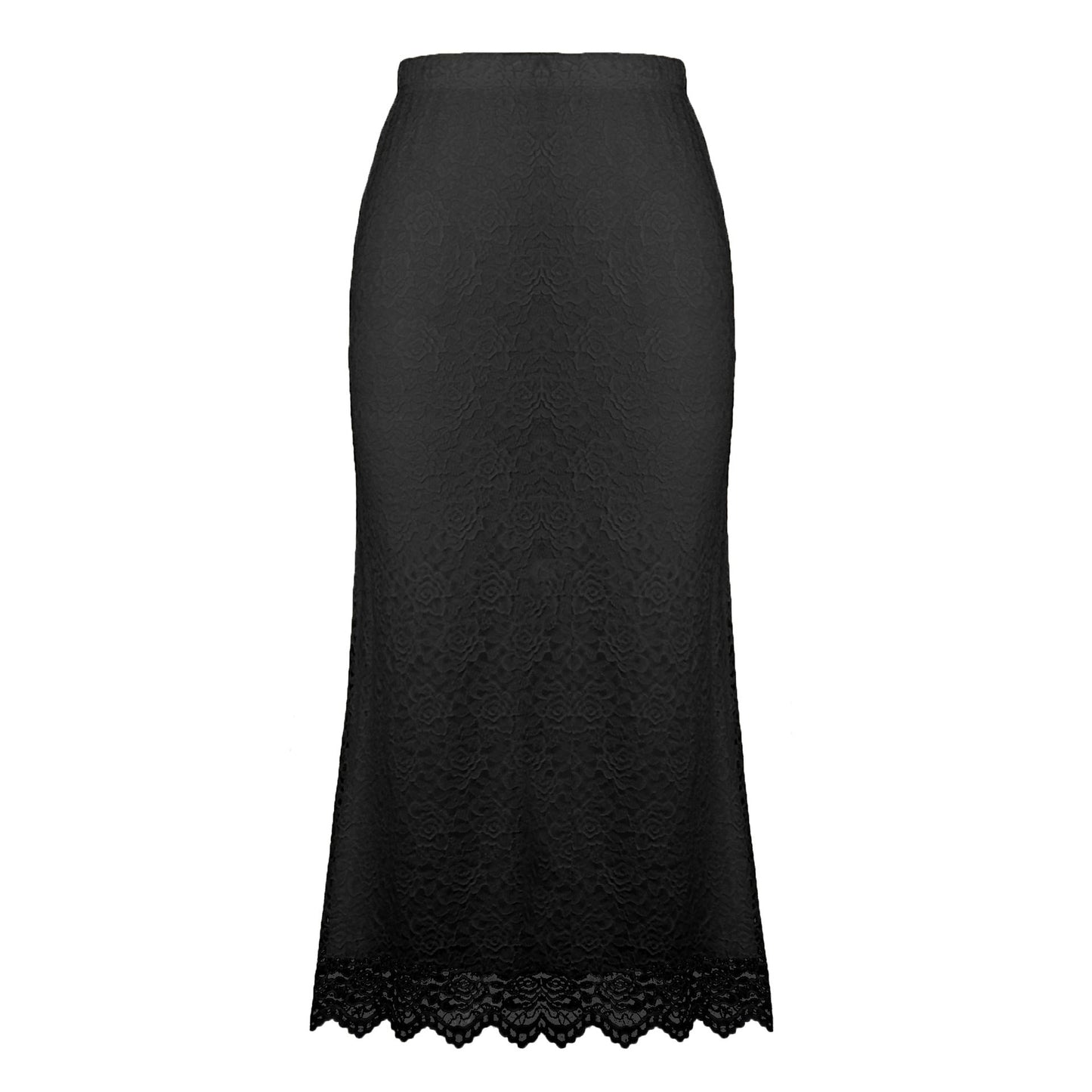 Women Clothing Lace Skirt Spring Summer High Waist One Step Skirt Sexy Slim Hip Long Skirt