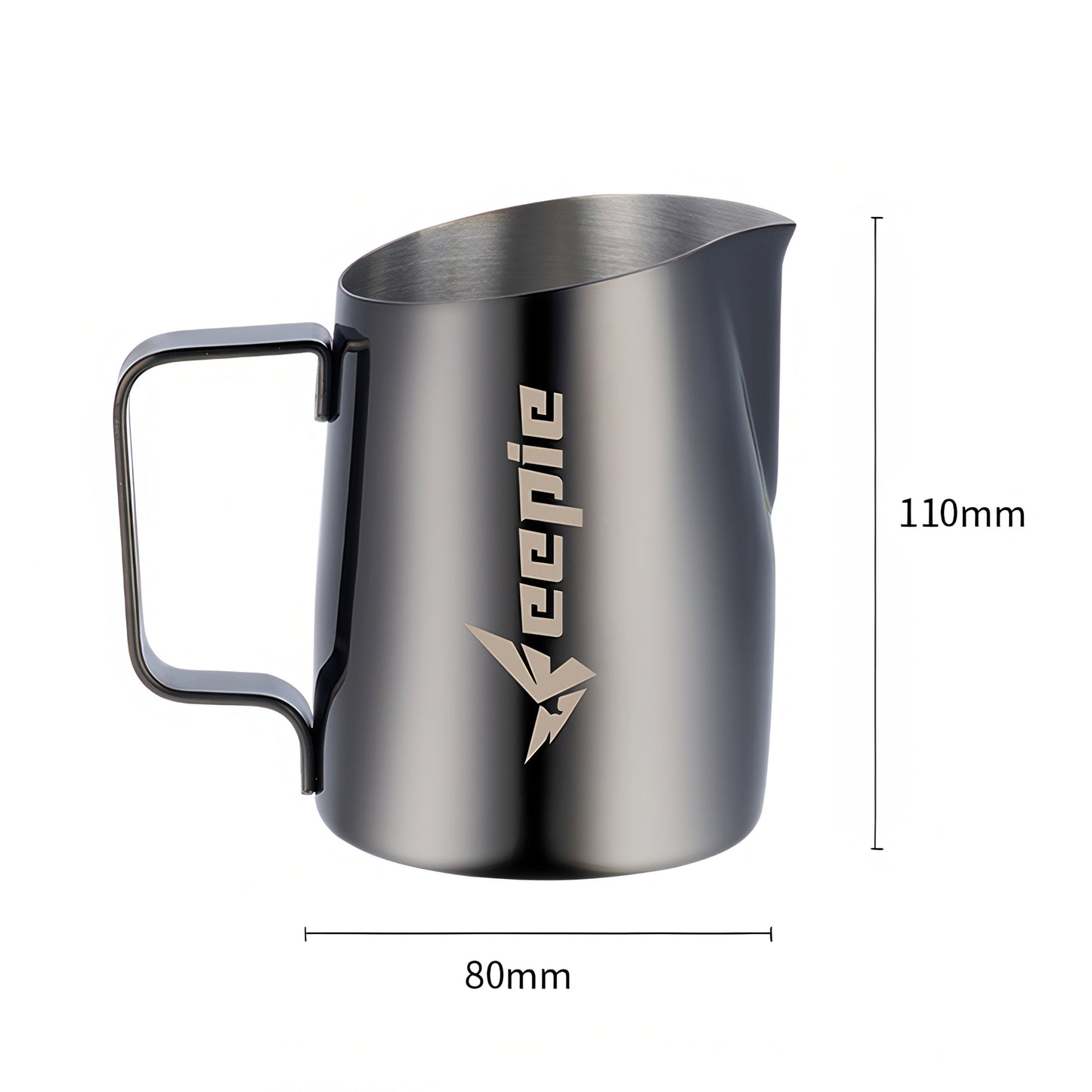 Beveled Spout Latte Art Milk Pitcher