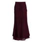 Women Clothing Satin Skirt Women Spring Summer Patchwork Mesh Double Layer Design Sheath