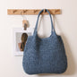Large Capacity Tote Straw Bag Casual Shoulder Woven Bag Vacation Beach Bag Women Bag