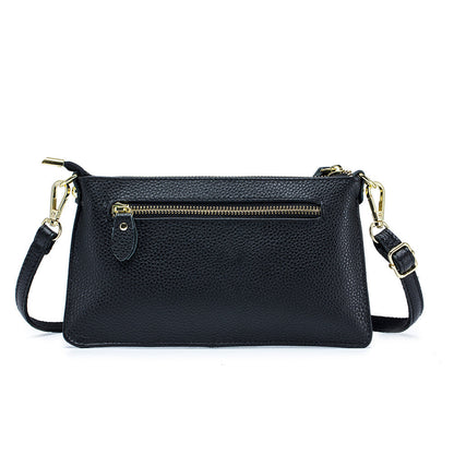 Leather One-Shoulder Clutch for Women - All-Match Leather Handbag