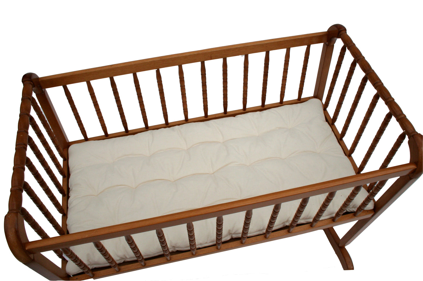 Organic Cotton Futon Mattress Topper Pad - Custom Size and Shape