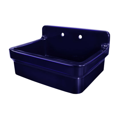 Old Fashioned Country Fireclay Utility Sink with High Backsplash