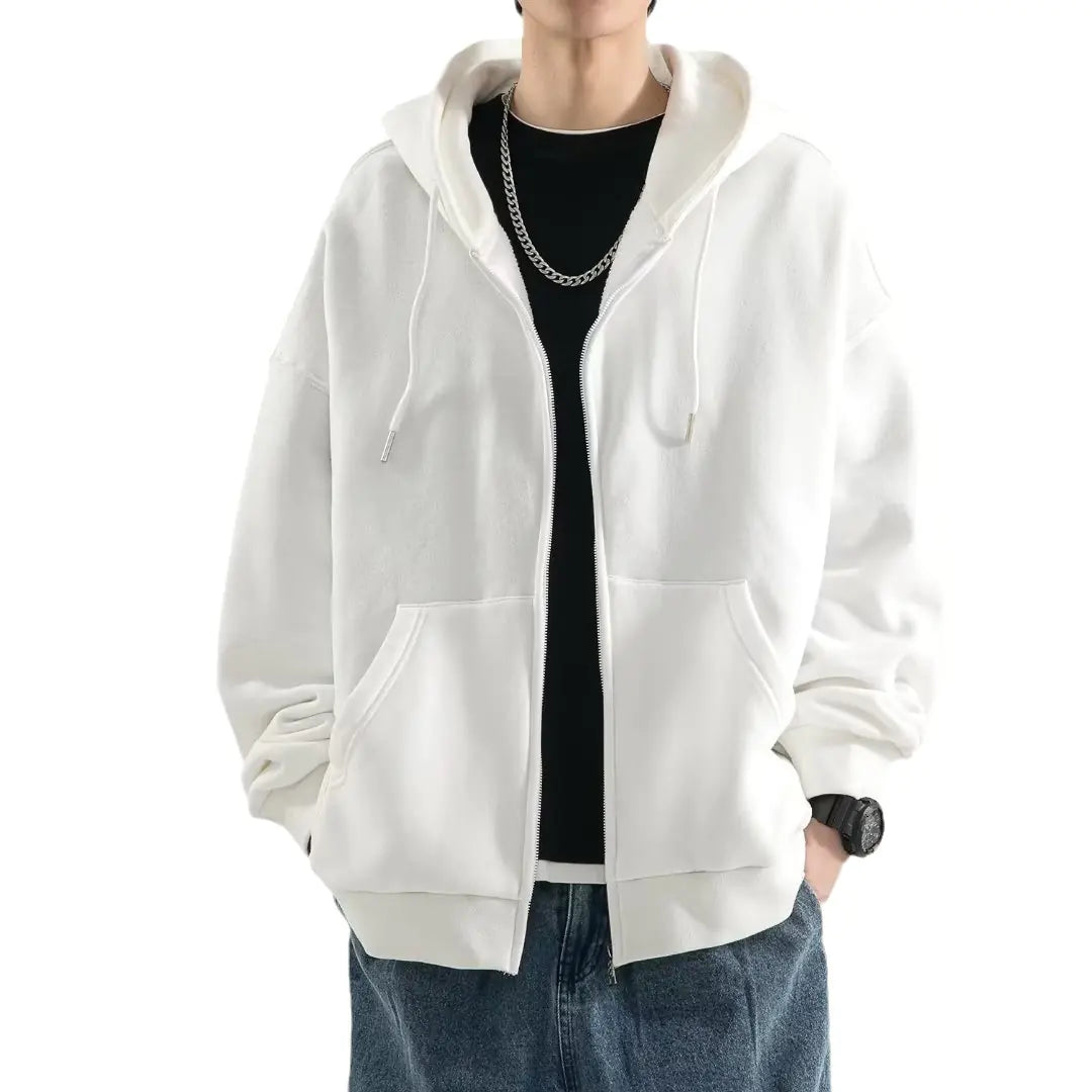 Men's Hooded Jacket Autumn 2023 Casual Cardigan