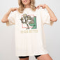 Never Better, Skeleton, Bathroom, Funny, Witch, Aesthetic, Meme, Halloween, Spooky, Costume, Tshirt Comfort Colors T-Shirt