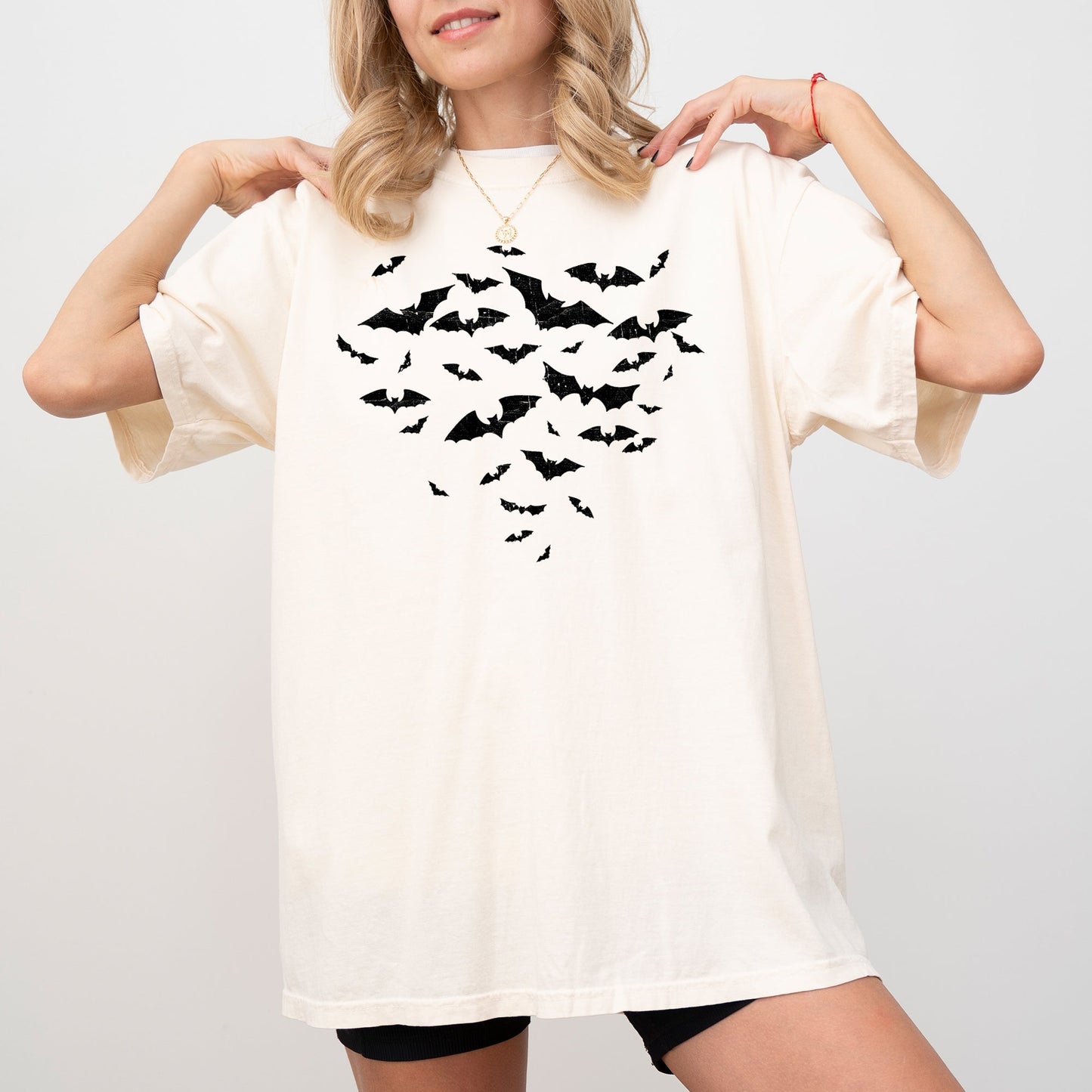 Flying Bats, Funny, Witch, Aesthetic, Meme, Halloween, Spooky, Costume, Tshirt Comfort Colors T-Shirt