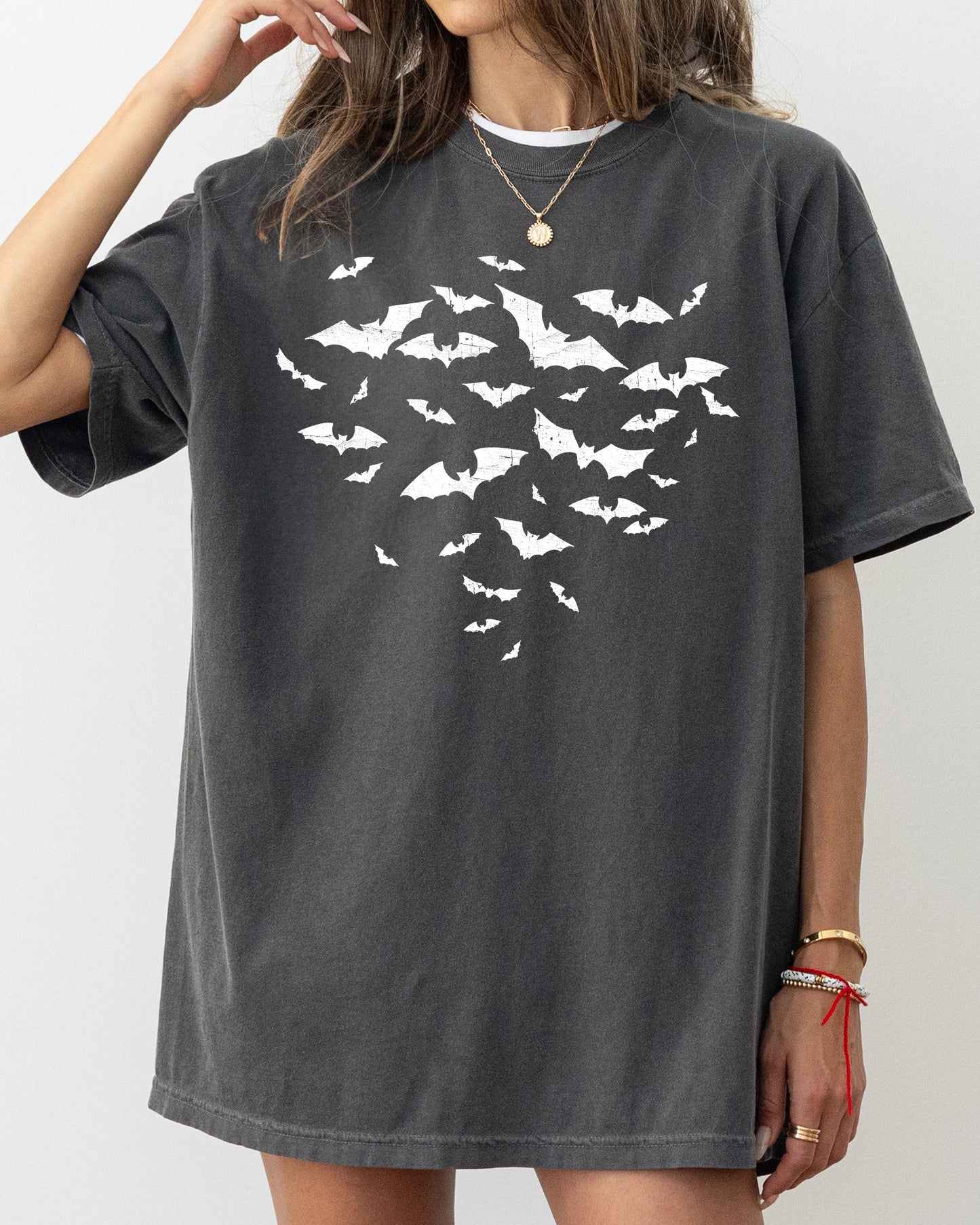Flying Bats, Funny, Witch, Aesthetic, Meme, Halloween, Spooky, Costume, Tshirt Comfort Colors T-Shirt