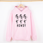 Howdy Skeleton, Cowboy, Ghost, Funny, Witch, Aesthetic, Meme, Halloween, Spooky, Costume, Graphic Hoodie, Hooded Sweatshirt