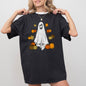 Ghost and Pumpkins, Skeleton, Ghost, Funny, Witch, Aesthetic, Meme, Halloween, Spooky, Costume, Tshirt Comfort Colors T-Shirt