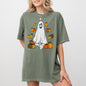 Ghost and Pumpkins, Skeleton, Ghost, Funny, Witch, Aesthetic, Meme, Halloween, Spooky, Costume, Tshirt Comfort Colors T-Shirt