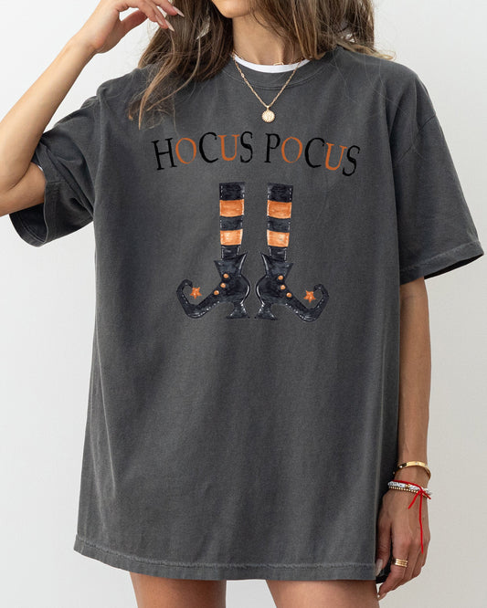 Hocus Pocus, Boots, Skeleton, Funny, Witch, Aesthetic, Meme, Halloween, Spooky, Costume, Tshirt Comfort Colors T-Shirt