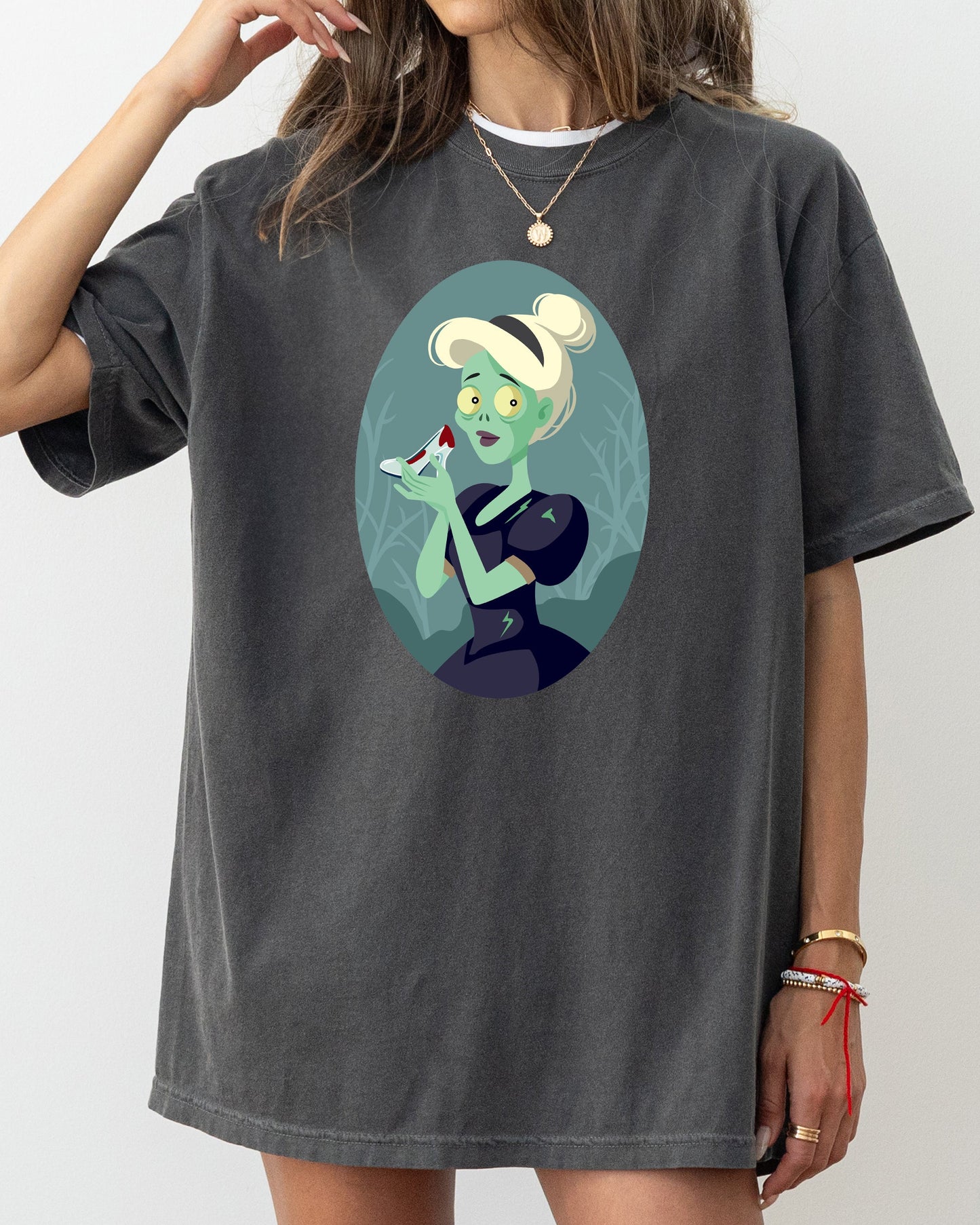 Cinderella, Princess, Skeleton, Funny, Witch, Aesthetic, Meme, Halloween, Spooky, Costume, Tshirt Comfort Colors T-Shirt