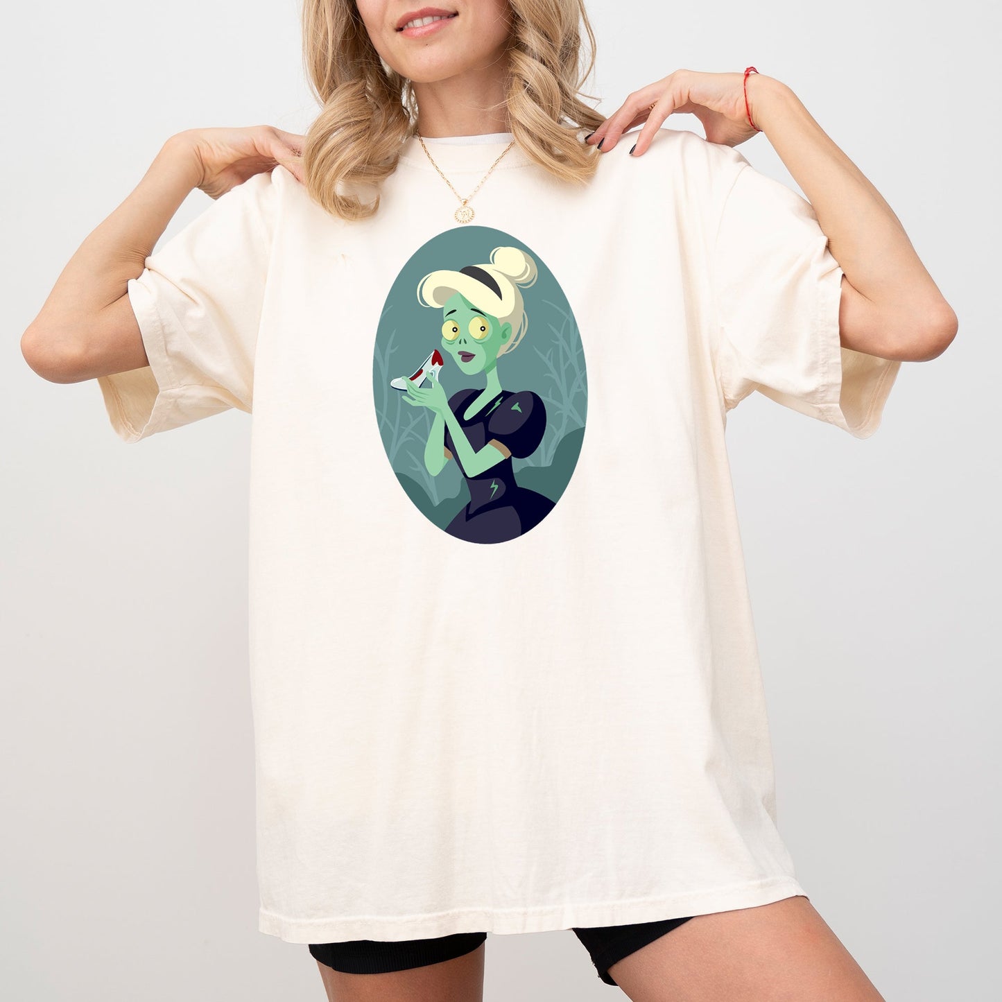 Cinderella, Princess, Skeleton, Funny, Witch, Aesthetic, Meme, Halloween, Spooky, Costume, Tshirt Comfort Colors T-Shirt