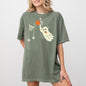 Basketball Ghost, Spooky, Skeleton, Funny, Witch, Aesthetic, Meme, Halloween, Costume, Tshirt Comfort Colors T-Shirt