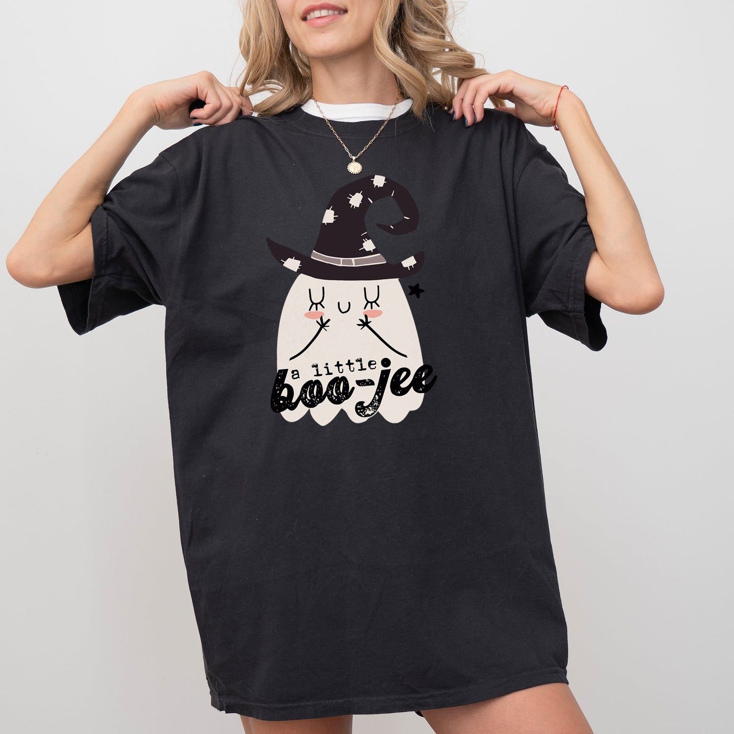 Boo-Jee, Ghost, Spooky, Skeleton, Funny, Witch, Aesthetic, Meme, Halloween, Costume, Tshirt Comfort Colors T-Shirt