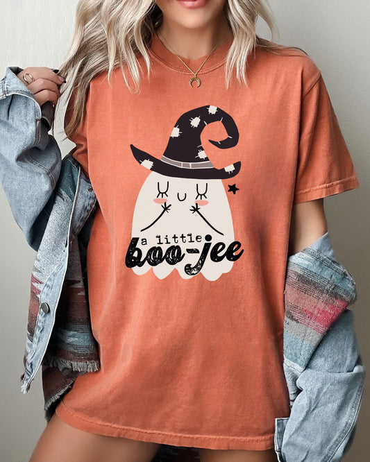 Boo-Jee, Ghost, Spooky, Skeleton, Funny, Witch, Aesthetic, Meme, Halloween, Costume, Tshirt Comfort Colors T-Shirt