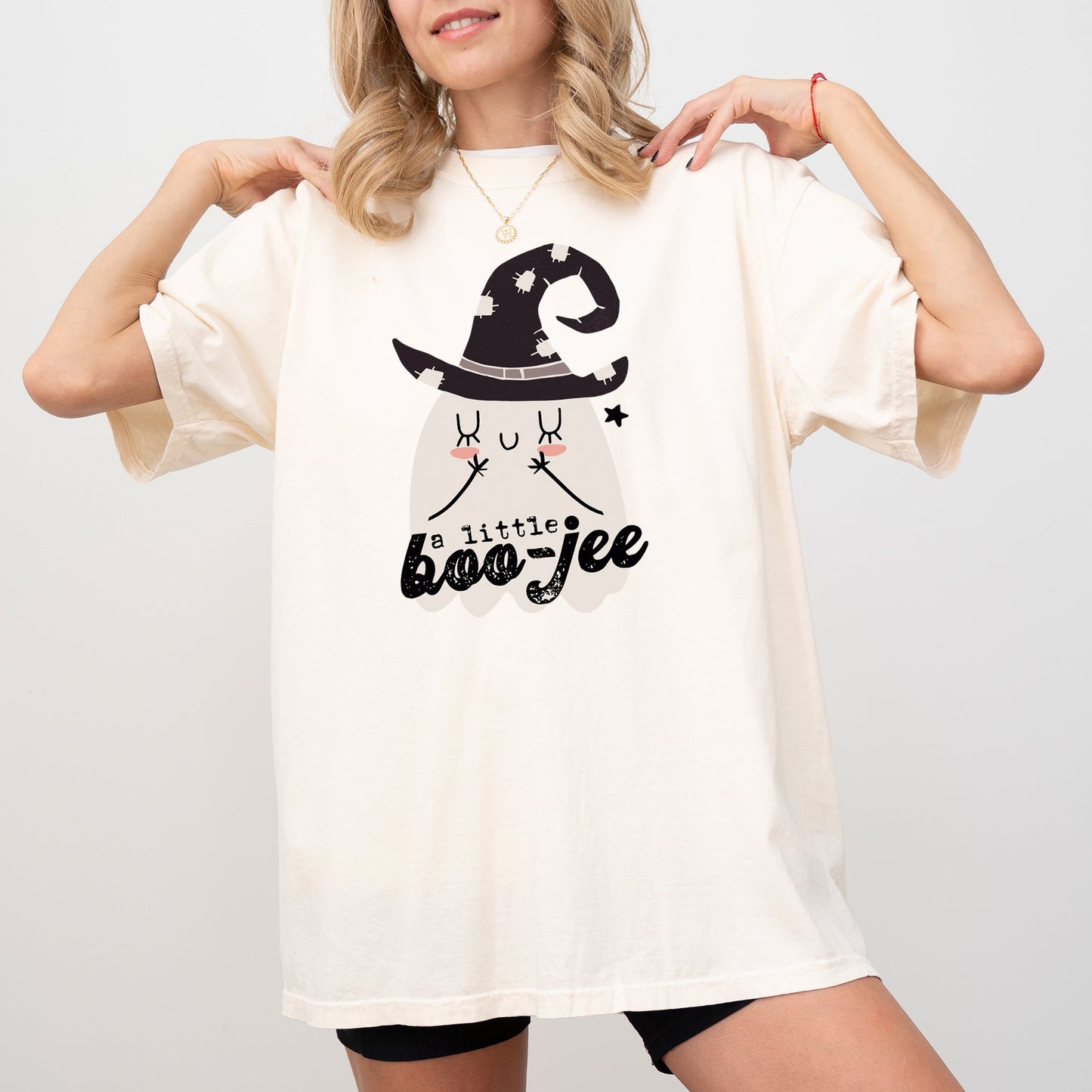 Boo-Jee, Ghost, Spooky, Skeleton, Funny, Witch, Aesthetic, Meme, Halloween, Costume, Tshirt Comfort Colors T-Shirt