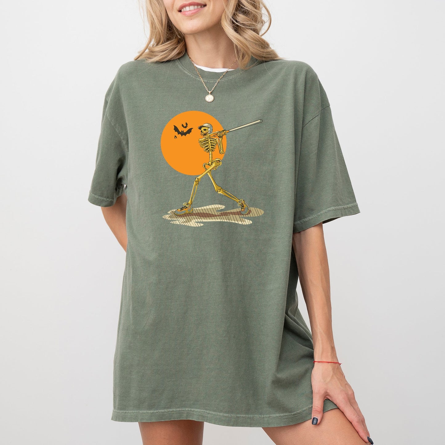 Golf, Skeleton, Spooky, Funny, Witch, Aesthetic, Meme, Halloween, Costume, Tshirt Comfort Colors T-Shirt