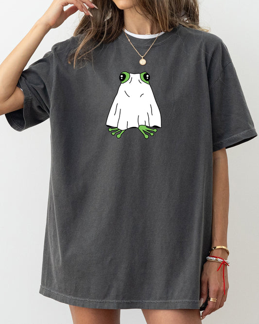 Frog, Ghost, Skeleton, Spooky, Funny, Witch, Aesthetic, Meme, Halloween, Costume, Tshirt Comfort Colors T-Shirt